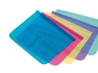 Assorted dental dams in a variety of colours.